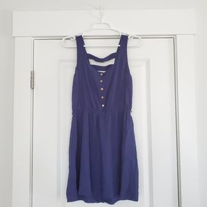 Forever 21 Navy Mini Summer Dress